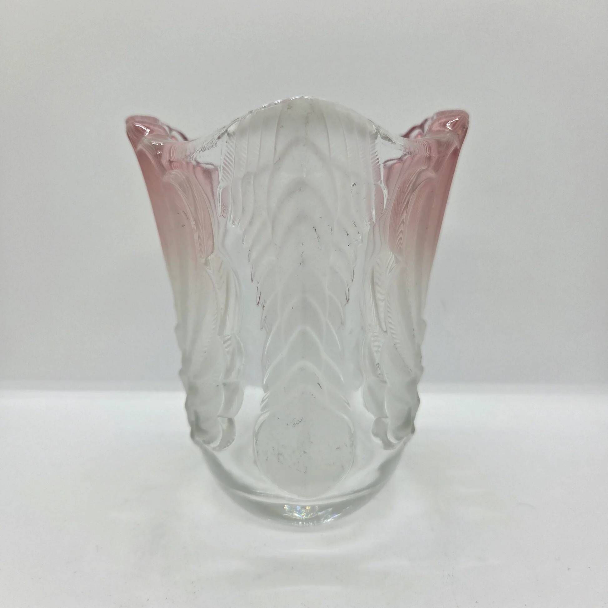 Pichet cygne en verre moulé pressé - Ref 1438