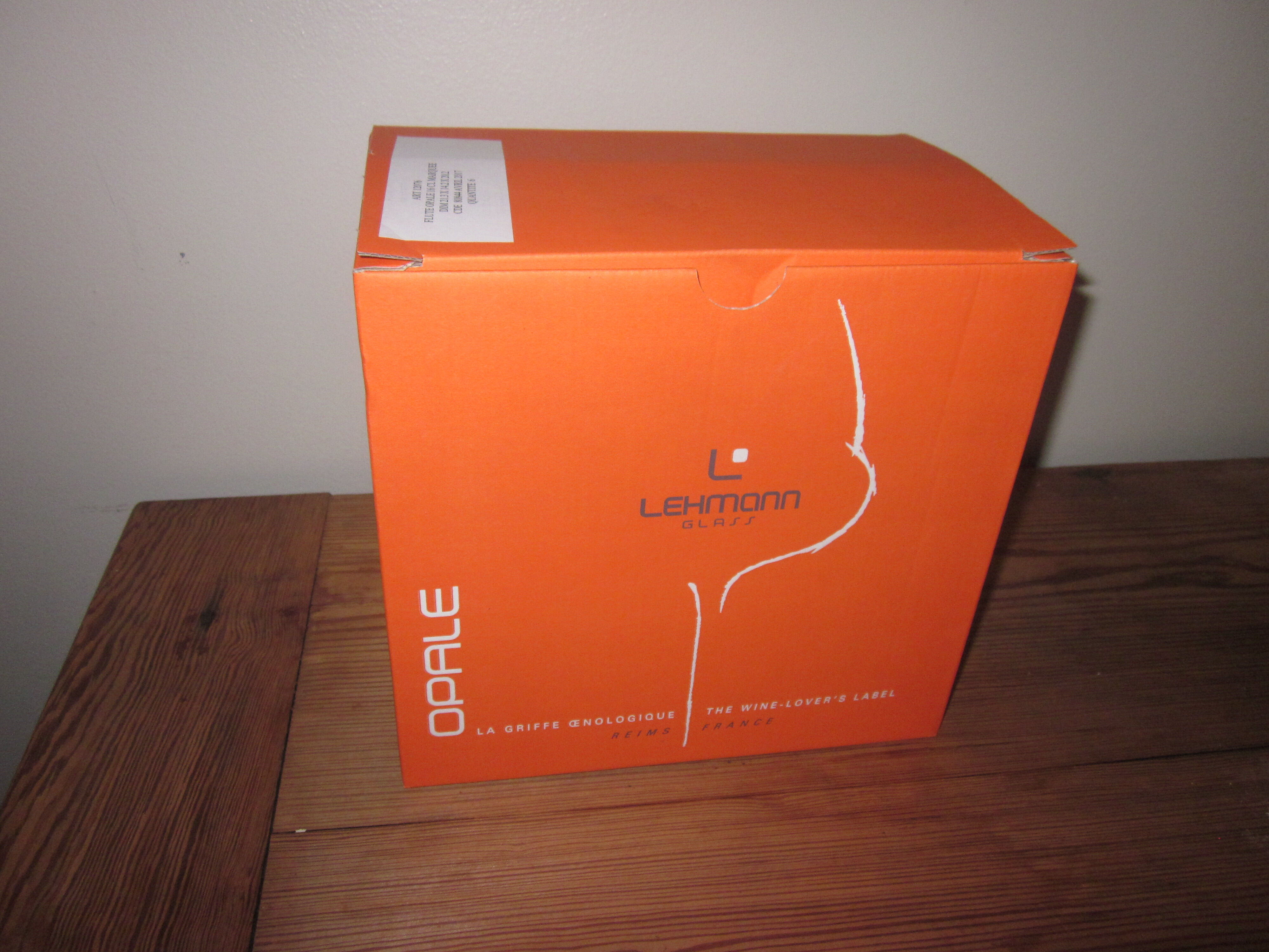 6 champagne flutes Taittinger