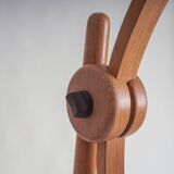 Teak floor lamp with 2 lampshades by Domus