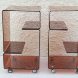 Michel Dumas bedside tables from the 70s