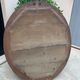 Oval mirror louis XVl with gilded cartouch, napoleon lll, XlXth high 106 cm