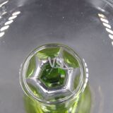 Set of 8 Roemer wine glasses in colored crystal Val Saint Lambert Mod "Saumur"