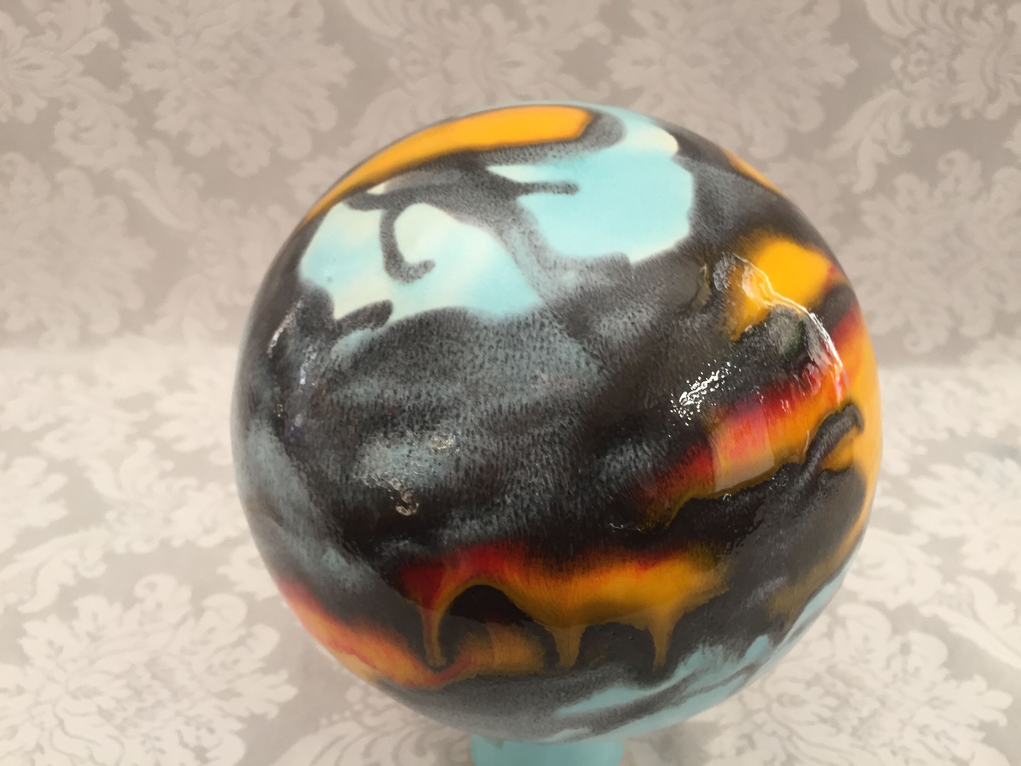 Vase atypical ball original Harro Berger Vienne