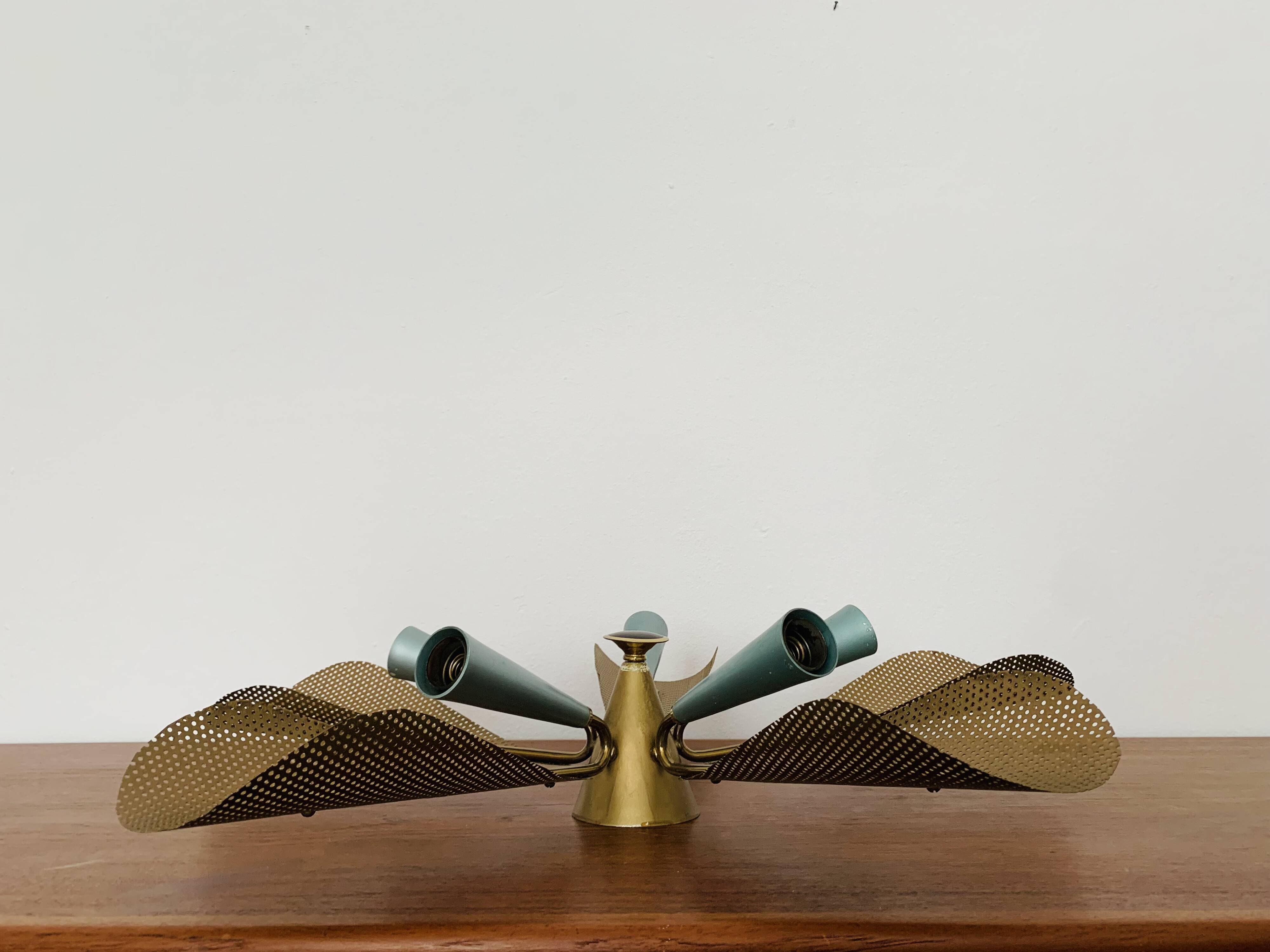 Golden Italian Flush Lamp