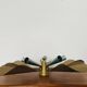 Golden Italian Flush Lamp
