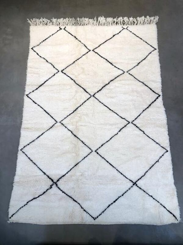 tapis berbère, tapis Beni Ouarain 230X160cm