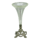 Soliflore in glass pressed on a regulated Art Nouveau base