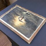 Peinture encadrée aquarelle