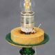 1940s Restored Glass Table Lamp with Glass Shade