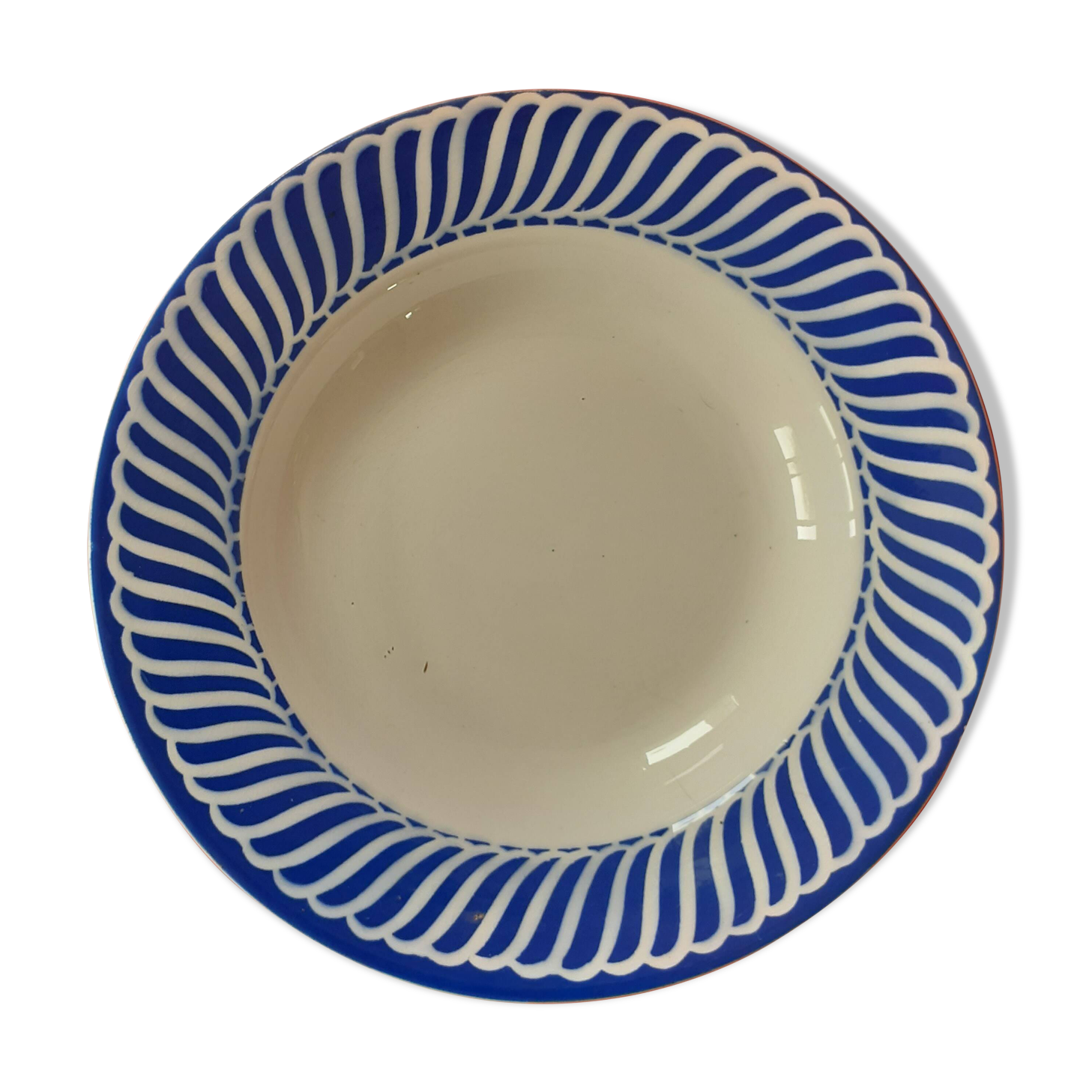 Round dish Sarreguemines. Digouin. Jacquot model.