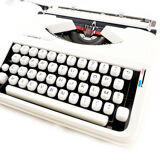Typewriter hermes baby revised beige ribbon
