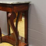 Console d'époque Restauration en acajou XIX