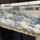 Louis XVI style fireplace in Paonazzo marble, circa 1880.