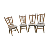 suite of 4 windsor chairs