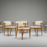 Dining Chairs Model 42 in Teak, Kai Kristiansen for Schou Andersen, 1960s,