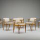 6 chaises en teck modèle 42 par Kai Kristiansen pour Schou Andersen, 1960