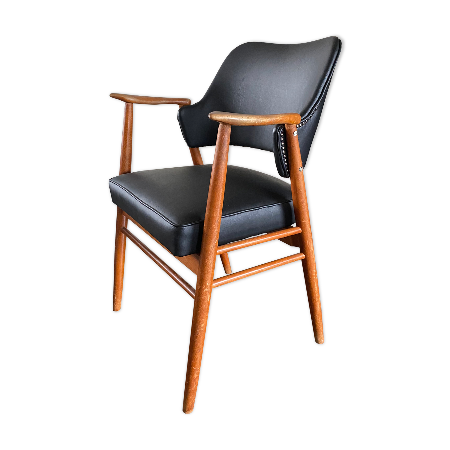 Scandinavian, vintage, teak chair, 1950s