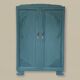 Armoire parisienne art déco bleue grisé 1930