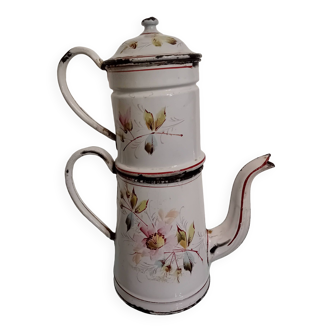 enameled coffee pot