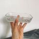 Lot of three moulded glass ramekins