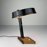 Vintage metal desk lamp attributed to Oscar Torlasco, Italy, 1950s.