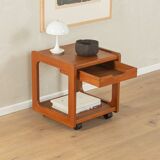 70s Side Table Trolley with Drawer