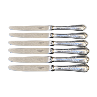 Lot of 6 vintage Cristofle knives