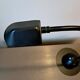 Lampe articulée en métal noir. Années 80