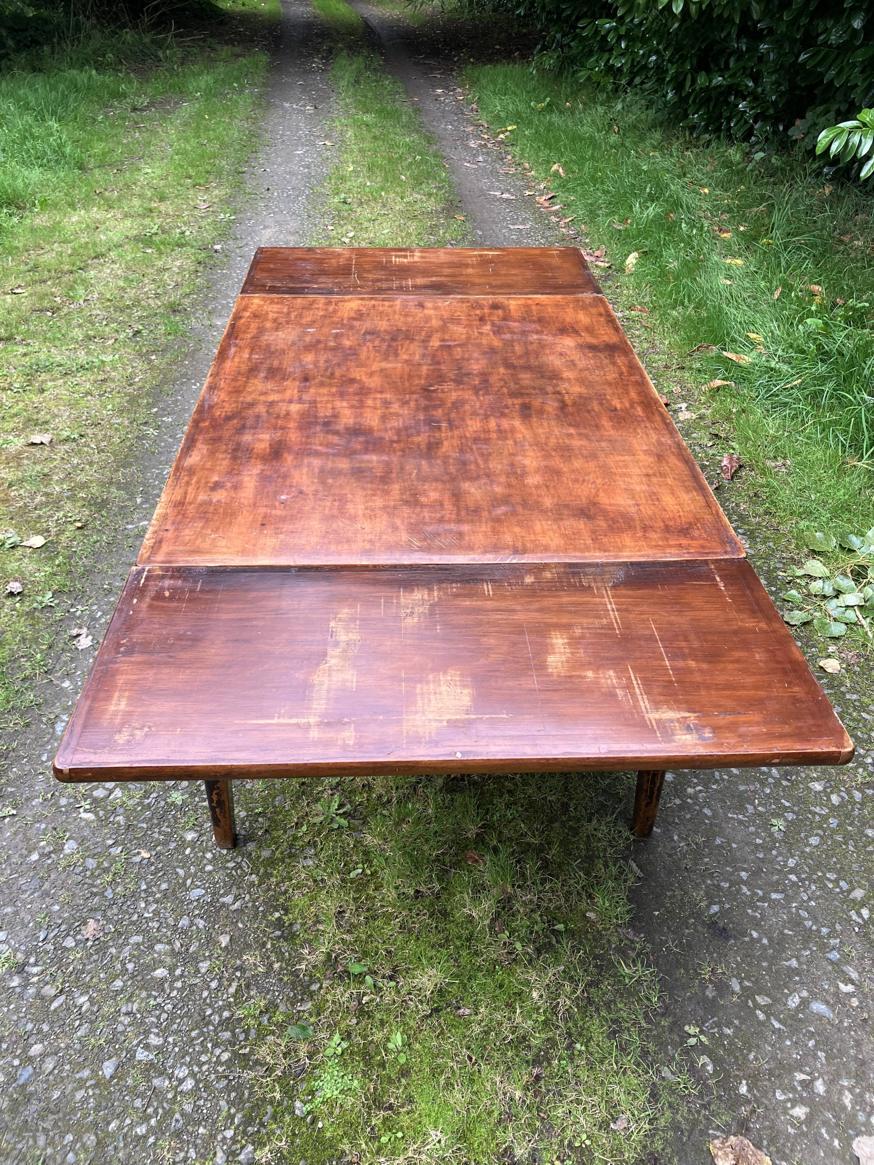 Small farmhouse style table with extensions