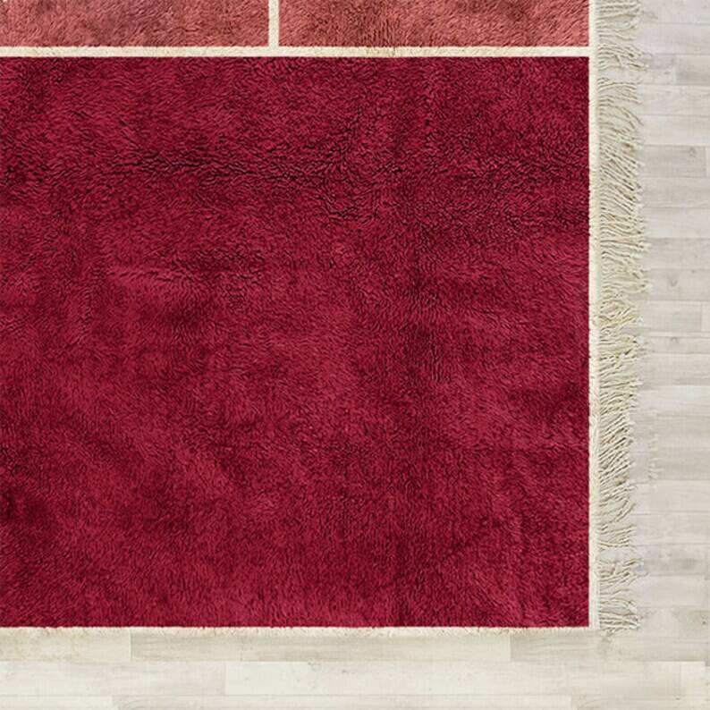 Tapis bérbere fait main traditionnelle 250cmx150cm