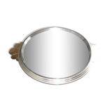 Round mirror tray polylobed side sockets 40/50 years