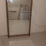 Miroir bambou bois sculpté