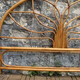 Vintage rattan headboard 1970 140cm