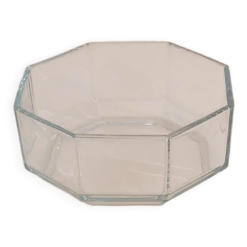 Coupelle en verre octogonale