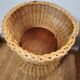 Fauteuil corbeille enfant en osier