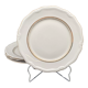 Lots de 4 assiettes porcelaine liseré or