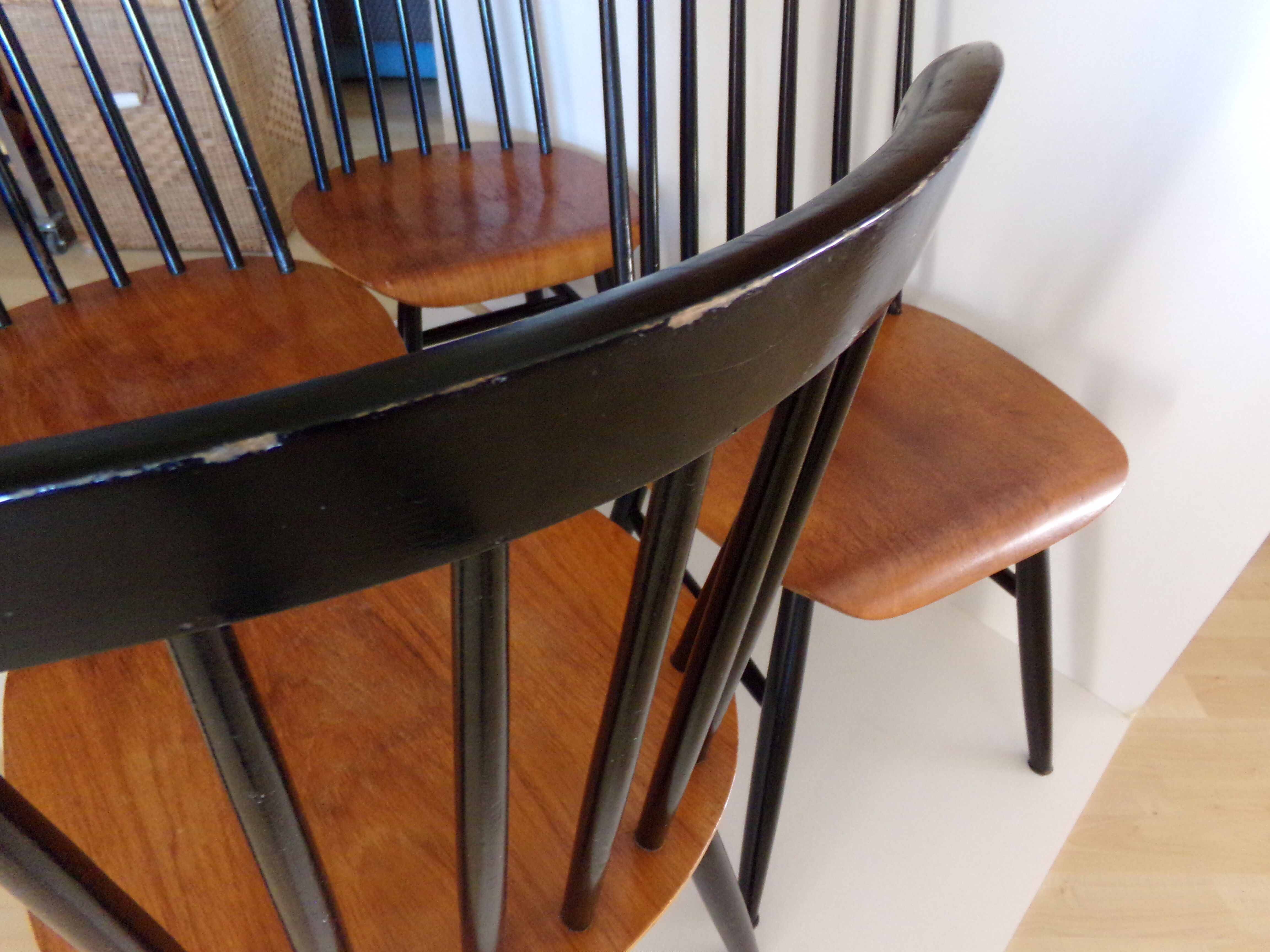 4 "Fanett" chairs by Ilmari Tapiovaara