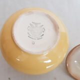 Yellow sugar villeroy and boch faience
