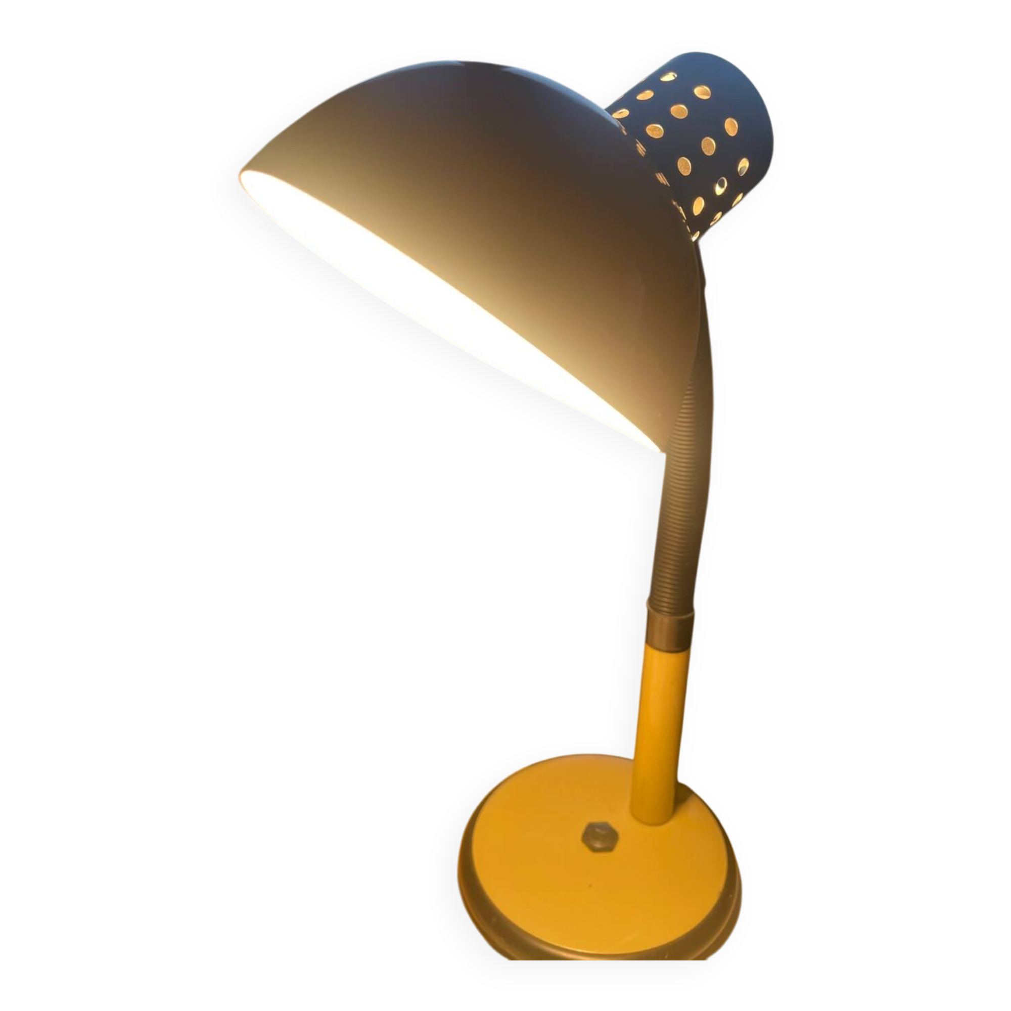 NF industrial metal gooseneck desk lamp
