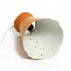 Beautiful Mid Century Modern Diabolo perforated metal sheet pendant lamp