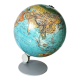 Vintage Globe Luminous World Map Scan Globe Denmark