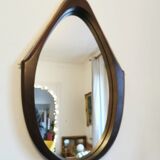 Italian teak mirror