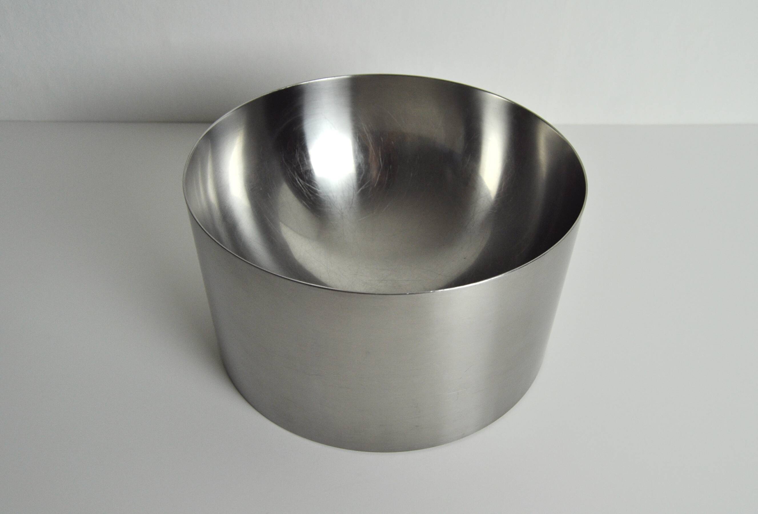 Stelton Cylinda-line Stainless Steel Bowl by Arne Jacobsen, 1960s