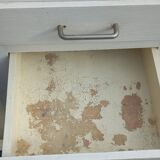 Buffet parisien patine blanche des années 50