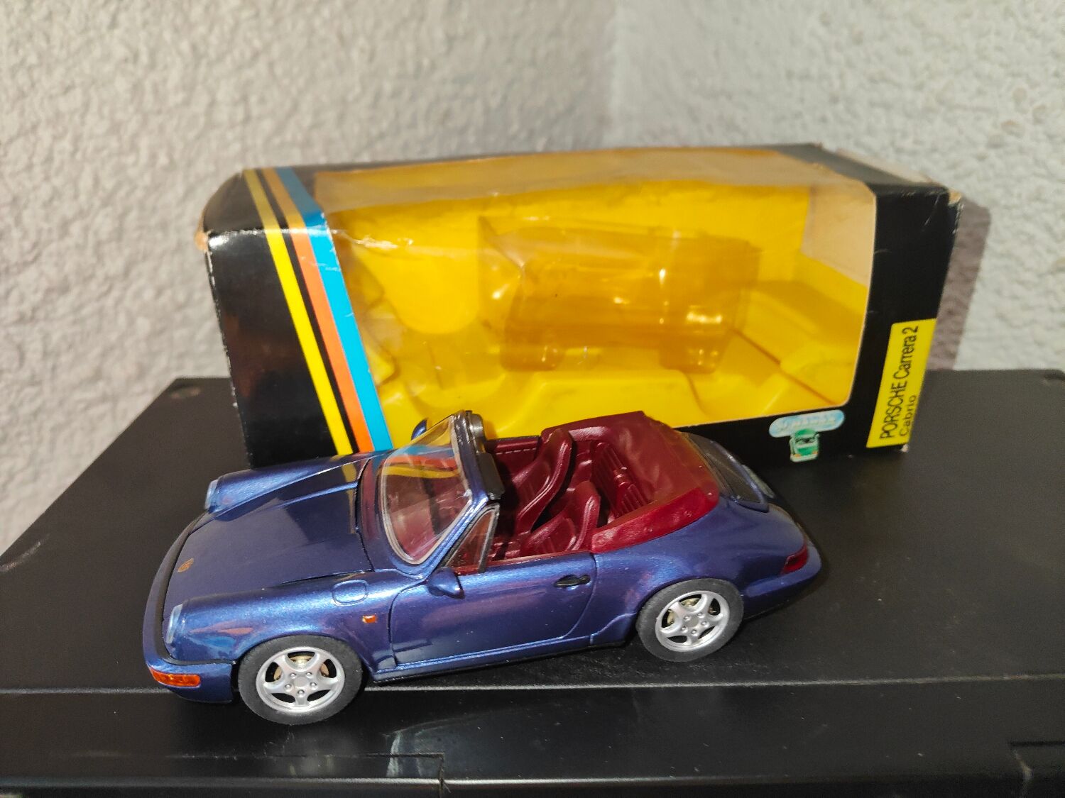 Porsche Carrera 2 Cabrio 1800 Schabak Miniature Car 1/43