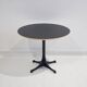George Nelson Black Pedestal Table by Vitra