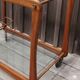 Scandinavian teak serving cart