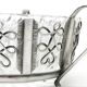 Postmodernist sugar bowl, silver-plated brass, HEFRA, Poland, 1970s