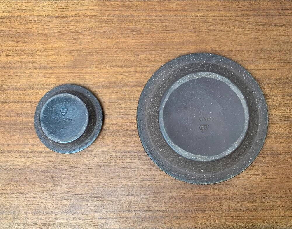 Vintage ceramic bowls from the Danish studio Michael Andersen, Bornholm, 1960s, set of 2.