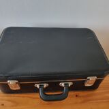 Black Suitcase Rigid Retro Style